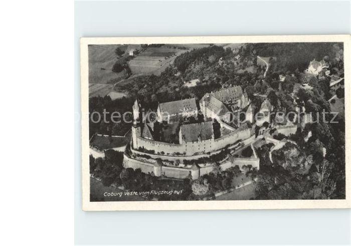 Coburg Bayern Veste Fliegeraufnahme