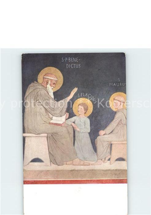 Beuron Donautal St. Mauruskapelle St. Benedikt und seine Erstlingsschueler