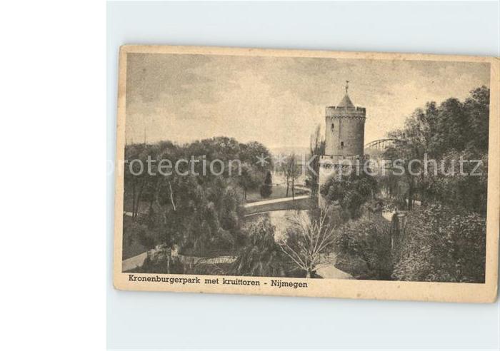 Nijmegen Kronenburgerpark met kruittoren