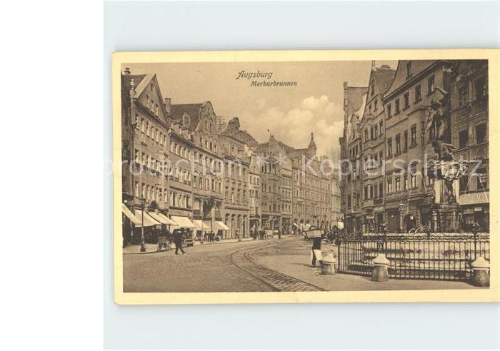 Augsburg Merkurbrunnen