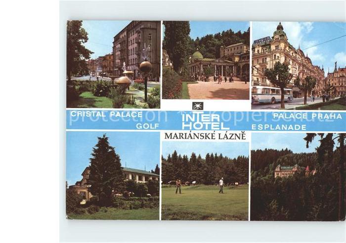 Marianske Lazne Cristal Palace Interhotel Palace Praha Golf Esplanade