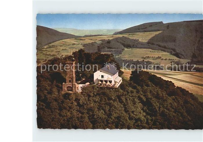 Bad Ems Berghotel Concordiaturm Lahntal Fliegeraufnahme