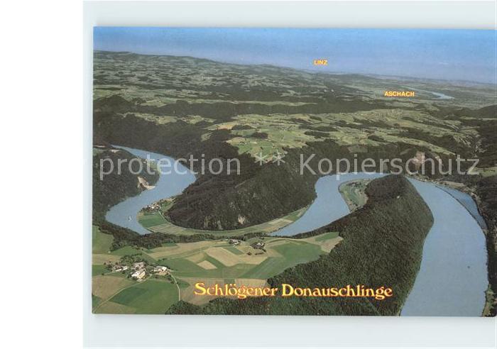Schloegen Schloegener Donauschlinge Fliegeraufnahme