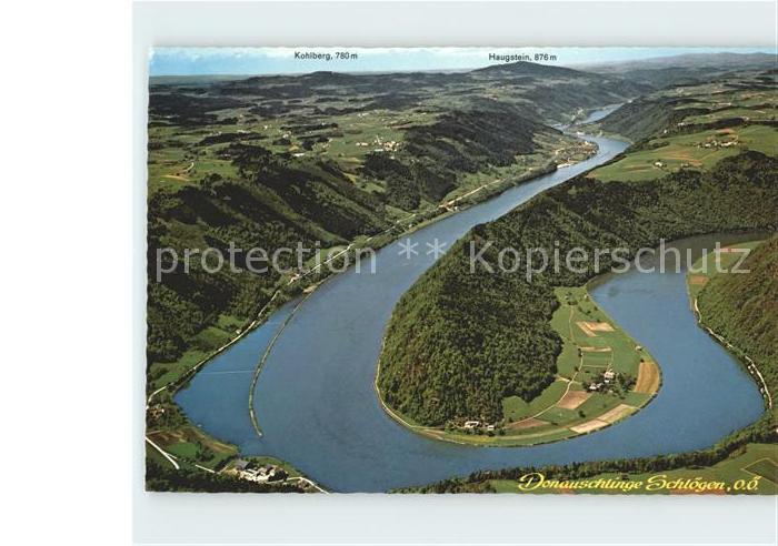 Schloegen Donauschlinge Fliegeraufnahme