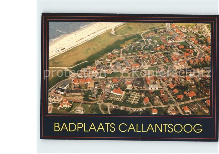 Callantsoog Badplaats Fliegeraufnahme