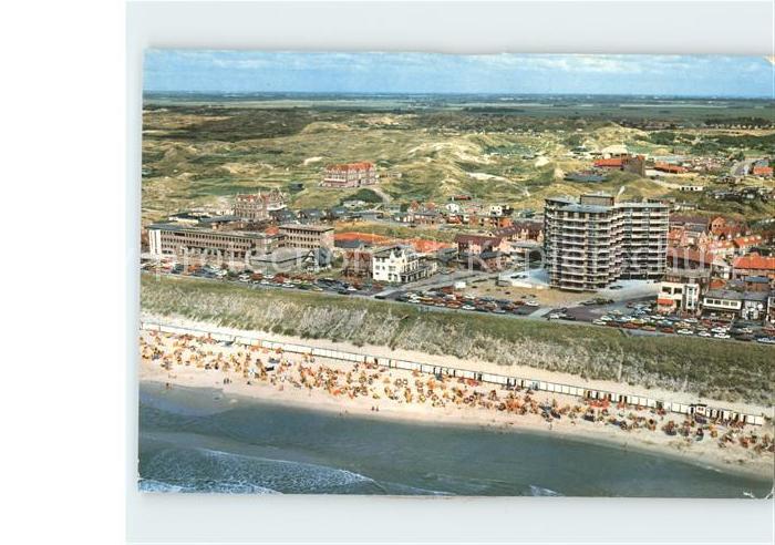 Egmond aan Zee Strand Hotel Fliegeraufnahme