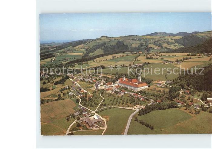 Schlierbach Oberoesterreich Zisterzienserstift Fliegeraufnahme