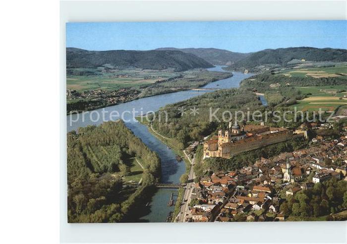 Melk Donau Stift Fliegeraufnahme