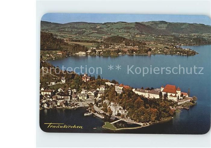 Traunkirchen am Traunsee Fliegeraufnahme