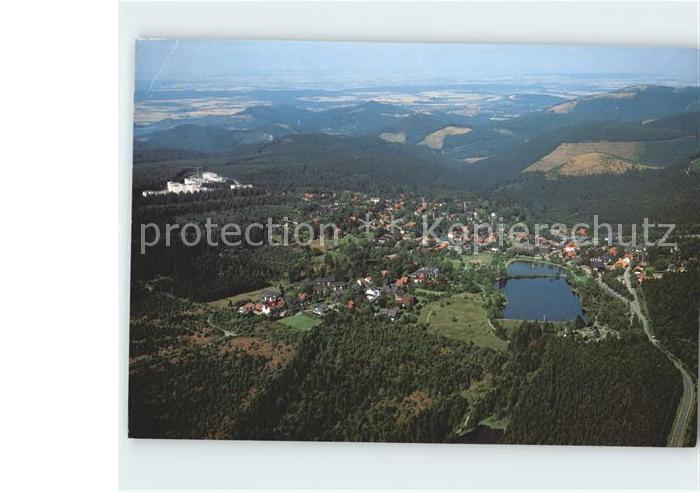 Hahnenklee-Bockswiese Harz Fliegeraufnahme Heilklimatischer Kurort