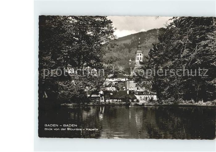 BADEN-BADEN BW Blick von der Stourdza Kapelle