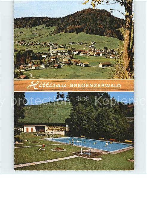 Hittisau Vorarlberg Panorama Bregenzer Wald Schwimmbad