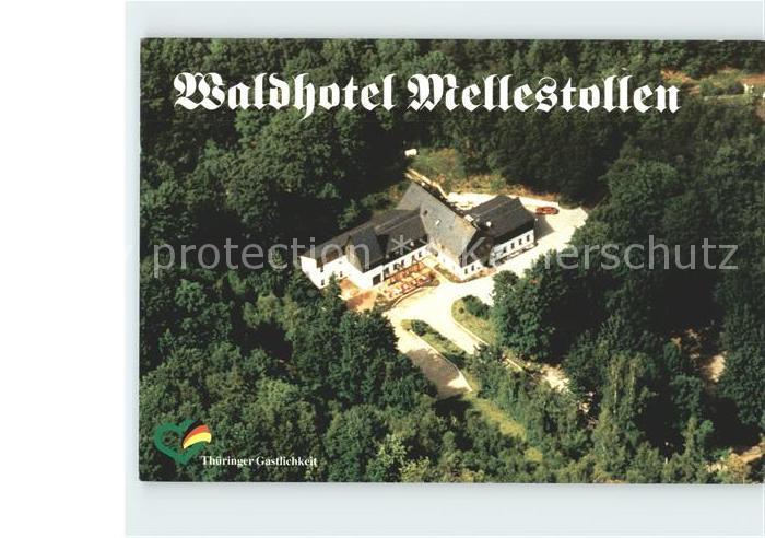 Saalfeld Saale Waldhotel Mellestollen Fliegeraufnahme