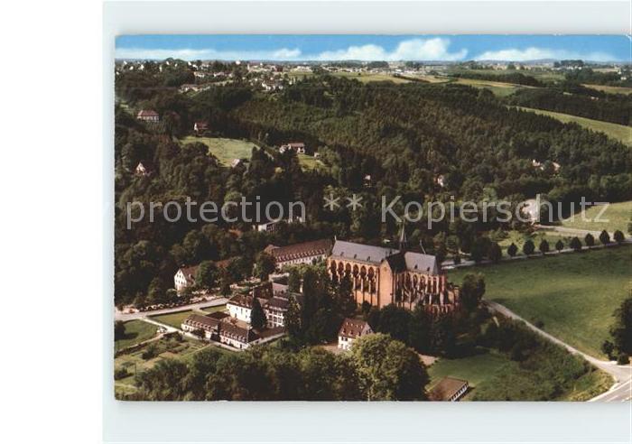 Altenberg Rheinland Altenberger Dom im Bergischen Land Fliegeraufnahme