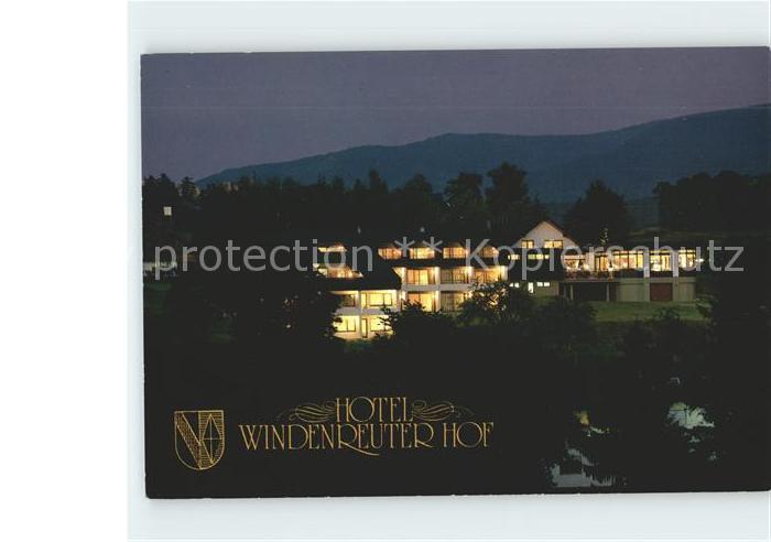 Emmendingen Hotel Windenreuter Hof bei Nacht Wappen