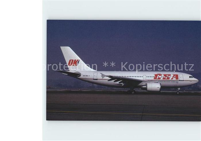 Flugzeuge Zivil Airbus A-310-304 c/n 564 OK-WAA CSA