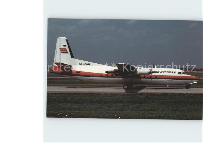 Flugzeuge Zivil United Express Air Wisconsin Fokker F-2
