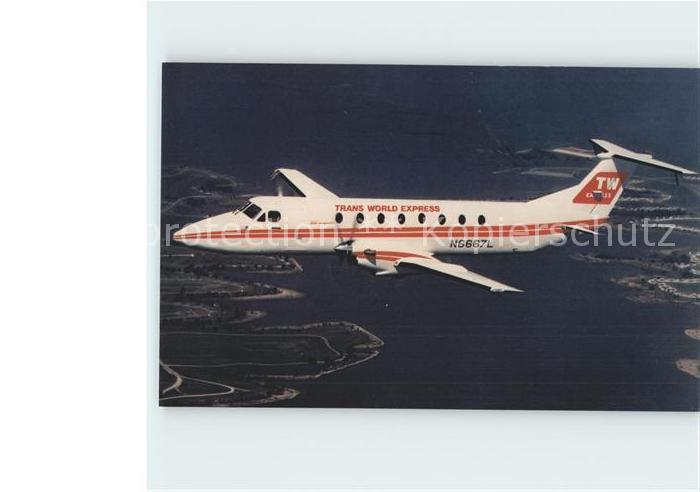 Flugzeuge Zivil Trans World Express Beech 1900 N6667L