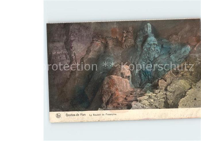 Hoehlen Caves Grottes Grottes de Han Le Boudoir de Proserpine