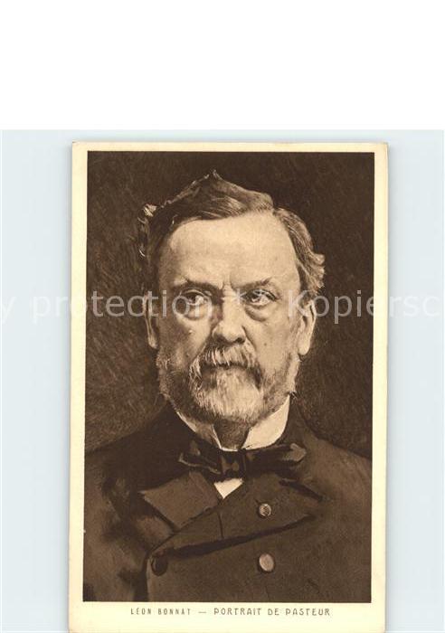 Kuenstlerkarte Leon Bonnat Portrait de Pasteur