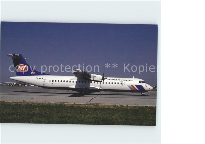 Flugzeuge Zivil JAT Yugoslav Airlines Aerospatiale ATR-72 c/n 180 YU-ALN