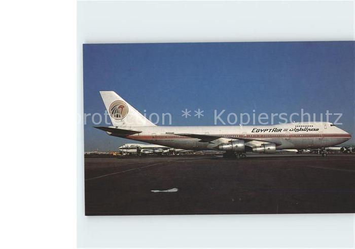 Flugzeuge Zivil Egyptair Boeing 747-2B4B