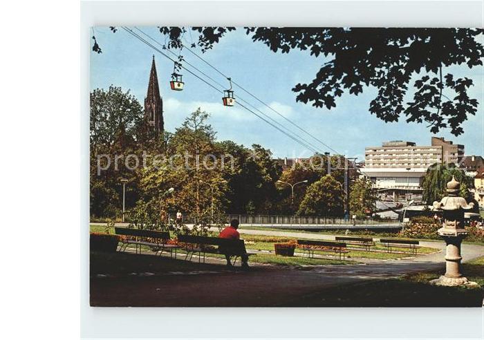 Seilbahn Schlossberg Freiburg im Breisgau Stadtgartenanlagen Muenster
