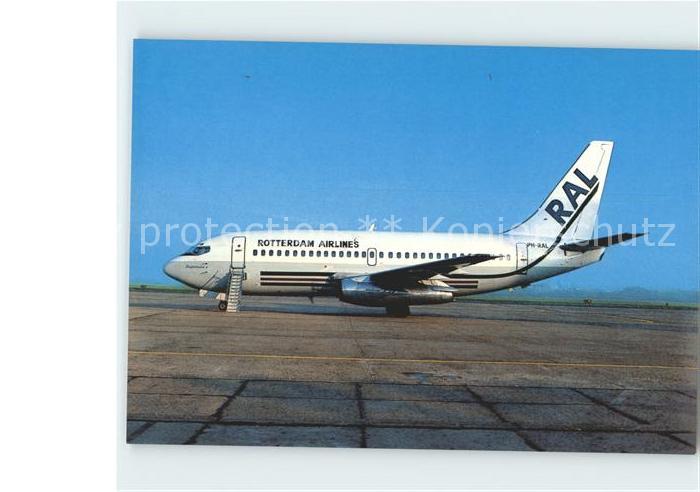 Flugzeuge Zivil Rotterdam Airlines Boeing 737-2M8