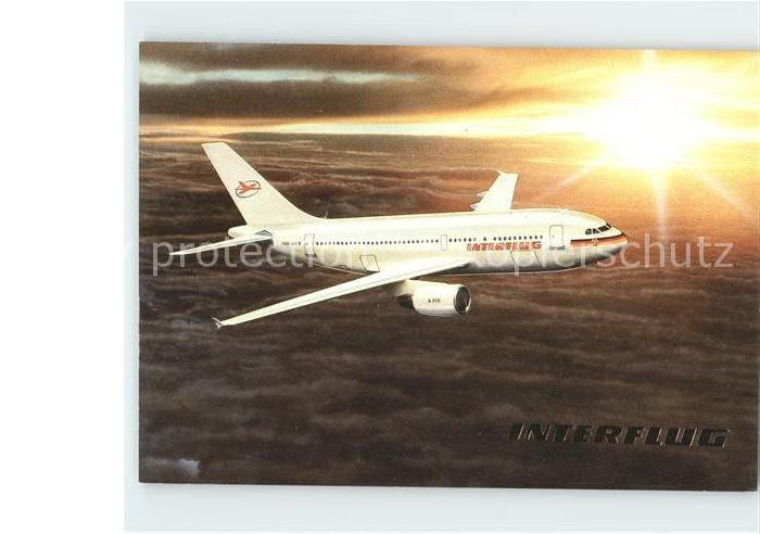 Flugzeuge Zivil Interflug A310/20B