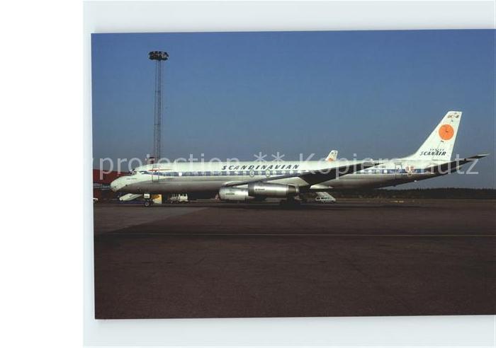 Flugzeuge Zivil Scanair Scandinavian DC-8-62 SE-DDU