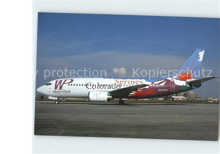 Flugzeuge Zivil Western Pacific Colorado Springs Boeing 737 N372US