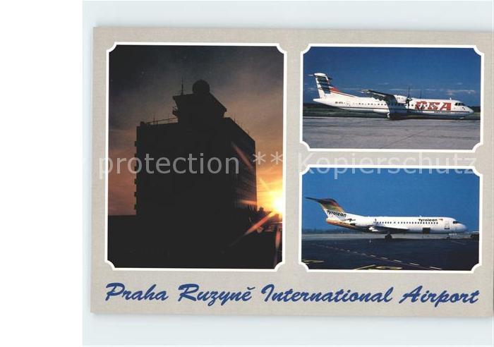 Flugzeuge Zivil Praha Ruzyne International Airport Prag