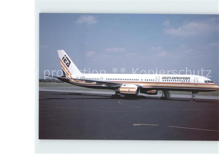 Flugzeuge Zivil Inter European Airways B757-236 cn 25620