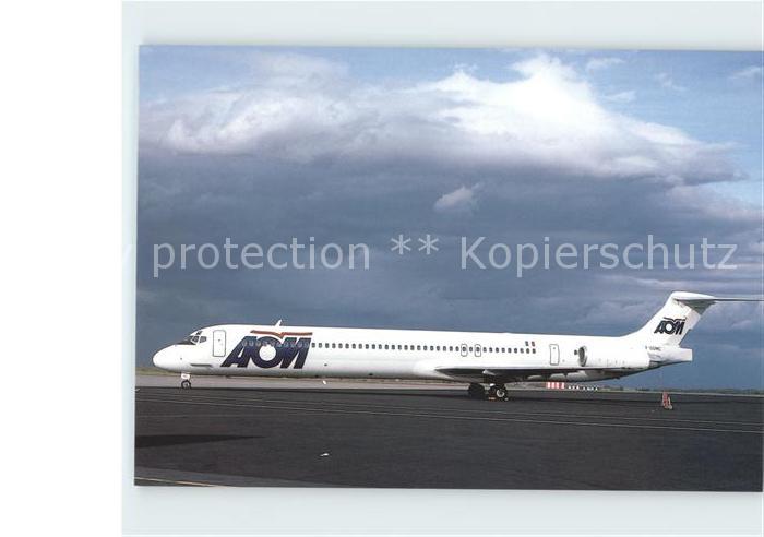Flugzeuge Zivil AOM French Airlines DC 9-83 cn 49709
