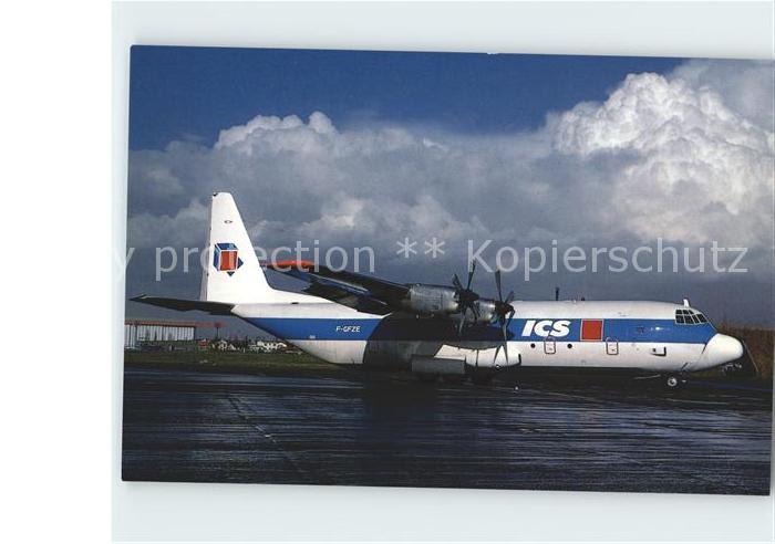 Flugzeuge Zivil ICS Intercargo Service Lockheed L-382G Hercules F-GFZE c/n 35C-4