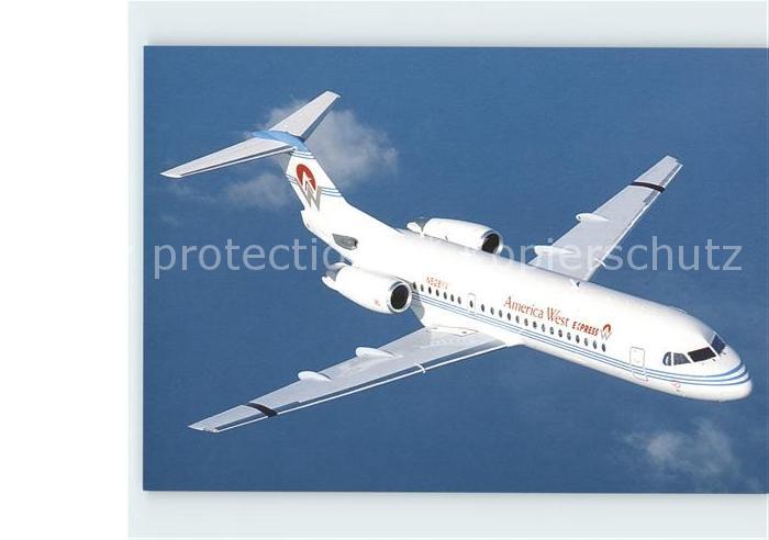 Flugzeuge Zivil America West Airlines Fokker 70 N528YV