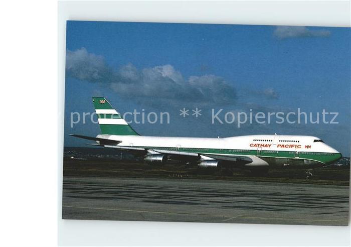 Flugzeuge Zivil Cathay Pacific Boeing 747-300