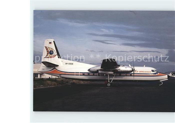 Flugzeuge Zivil Air Mindanao Fairchild F-27J RP-C5138 c/n 120