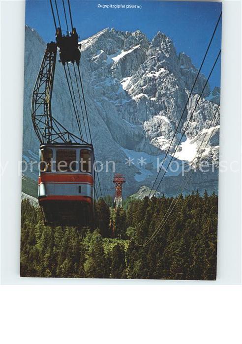 Seilbahn Zugspitze Zugspitzgipfel Eibsee
