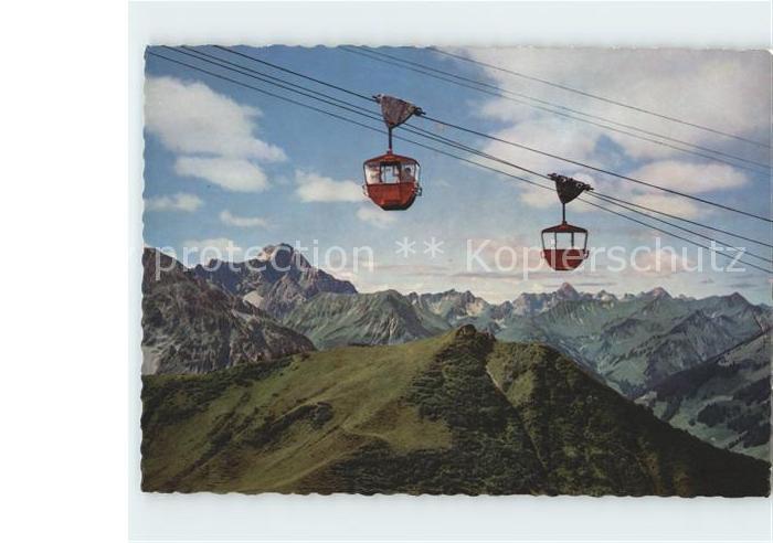 Seilbahn Riezler-Kanzelwand Kleinwalsertal Hammerspitze Widderstein