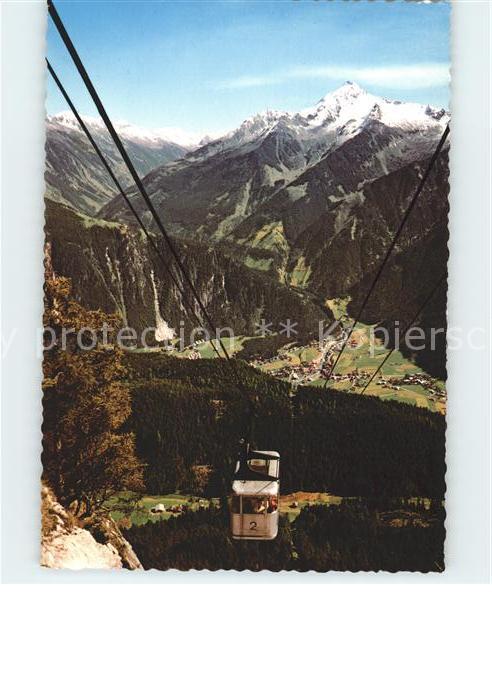 Seilbahn Penken Mayrhofen Ahornspitze Zillertal