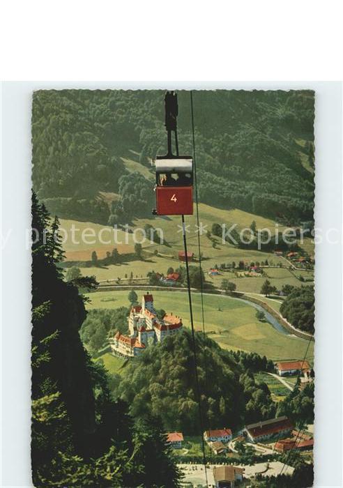 Seilbahn Kmapenwand Schloss Hohenaschau Chiemgau