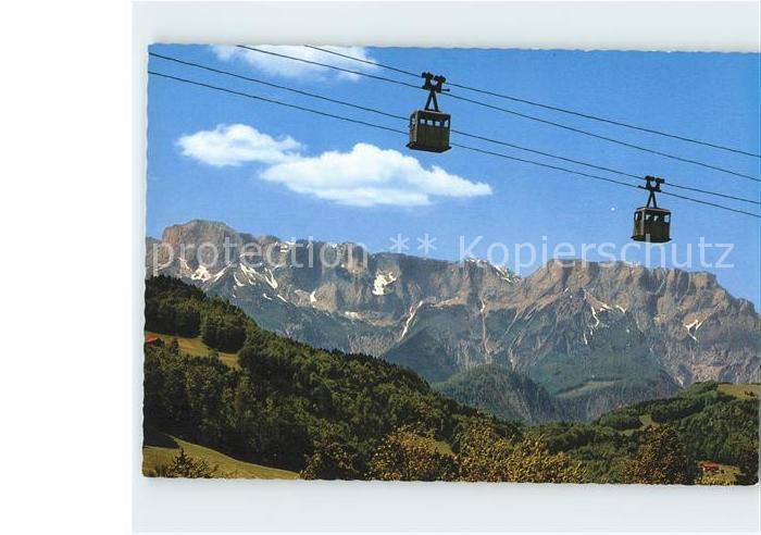 Seilbahn Salzberg Duerrnberg bei Hallein Untersberg