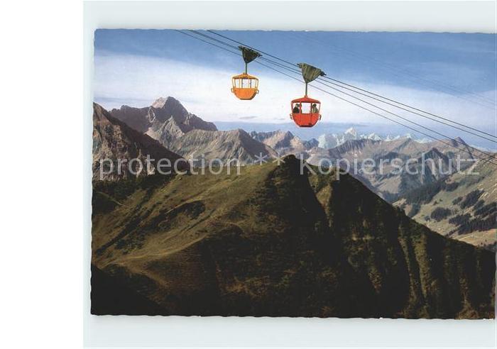 Seilbahn Kanzelwand Klein Walsertal Widderstein Hohe Kuenzelspitze