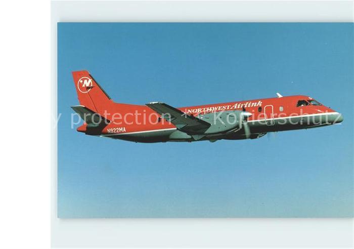 Flugzeuge Zivil Northwest Airlink Express Airlines Saab SF340A N922MA