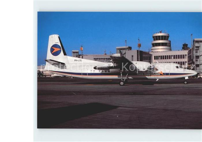 Flugzeuge Zivil Euro-Hopper.com Fokker 50 PH-JXJ c/n 20232