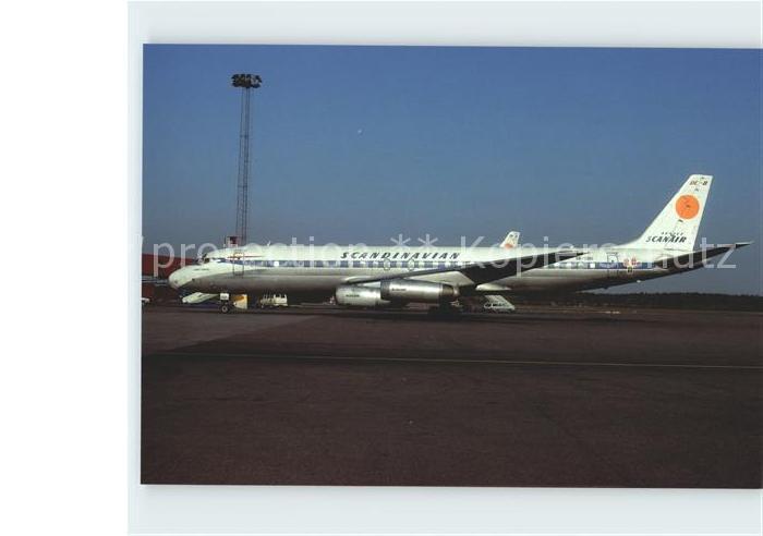 Flugzeuge Zivil Scanair/Scandinavian DC-8-62 SE-DDU Knud Viking