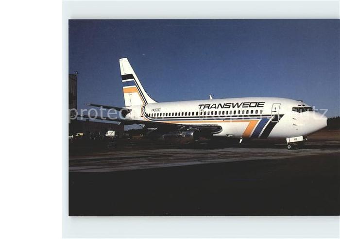 Flugzeuge Zivil Transwede Boeing 737-205 at
