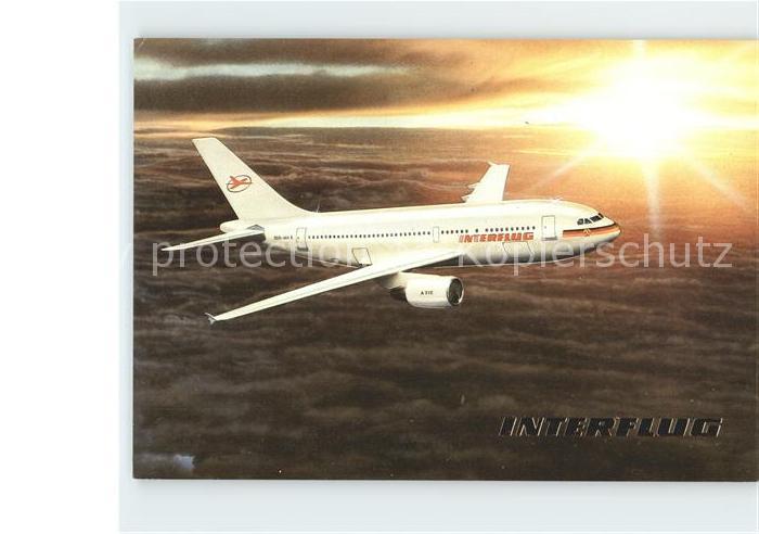 Flugzeuge Zivil Interflug A310/208