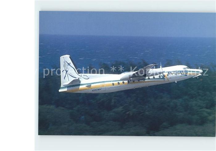 Flugzeuge Zivil Mahalo Air Fokker F27 Mk.500 N982MA c/n 10643